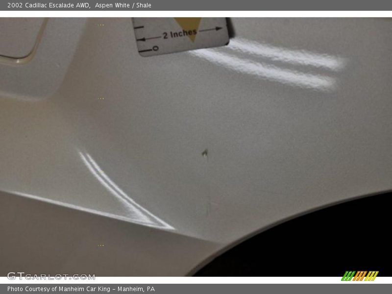 Aspen White / Shale 2002 Cadillac Escalade AWD