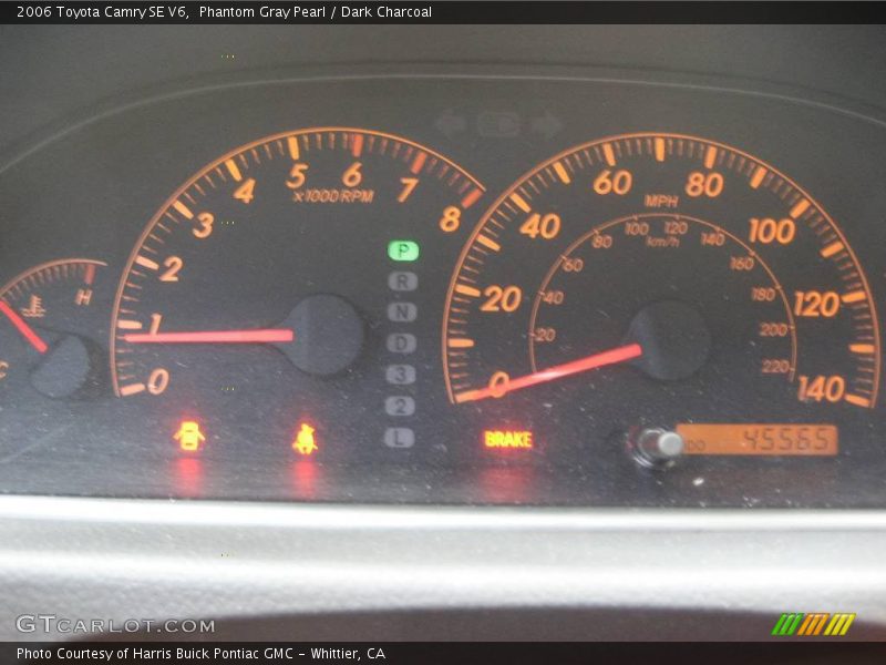 Phantom Gray Pearl / Dark Charcoal 2006 Toyota Camry SE V6