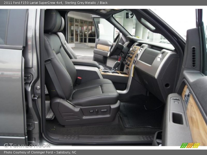  2011 F150 Lariat SuperCrew 4x4 Black Interior