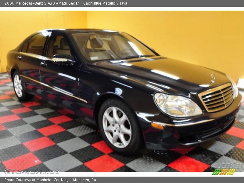 Capri Blue Metallic / Java 2006 Mercedes-Benz S 430 4Matic Sedan