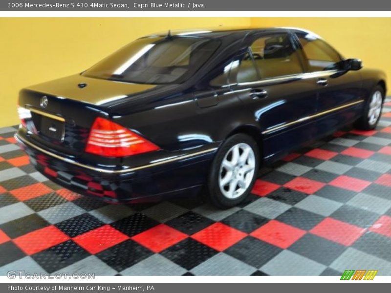 Capri Blue Metallic / Java 2006 Mercedes-Benz S 430 4Matic Sedan