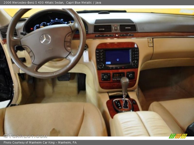 Capri Blue Metallic / Java 2006 Mercedes-Benz S 430 4Matic Sedan