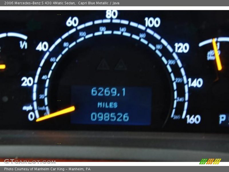Capri Blue Metallic / Java 2006 Mercedes-Benz S 430 4Matic Sedan