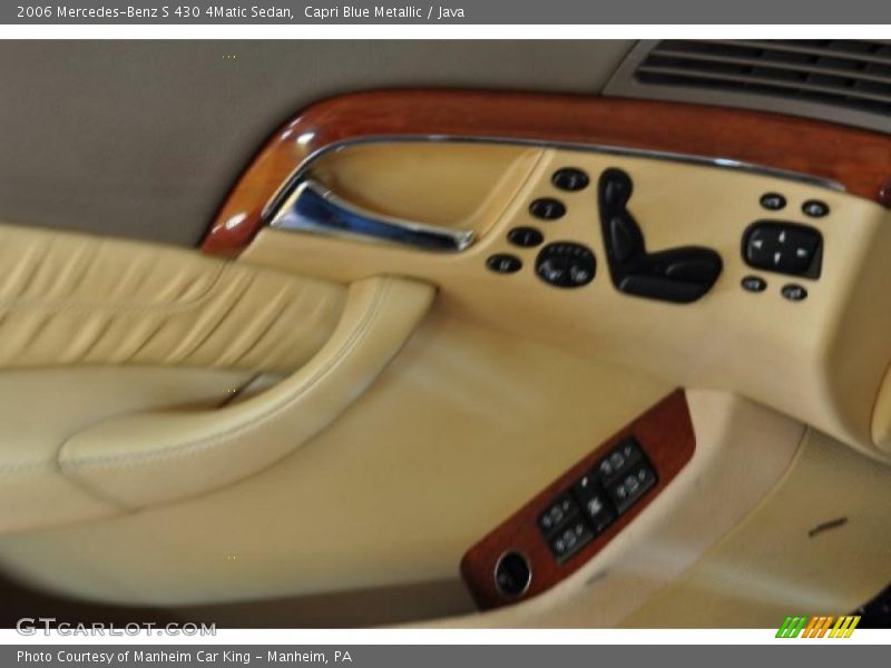 Capri Blue Metallic / Java 2006 Mercedes-Benz S 430 4Matic Sedan