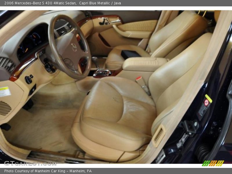 Capri Blue Metallic / Java 2006 Mercedes-Benz S 430 4Matic Sedan