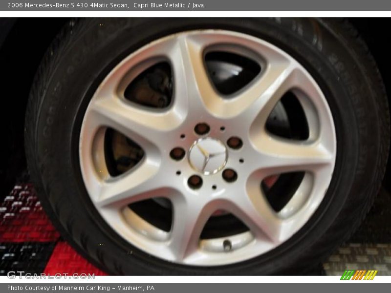 Capri Blue Metallic / Java 2006 Mercedes-Benz S 430 4Matic Sedan