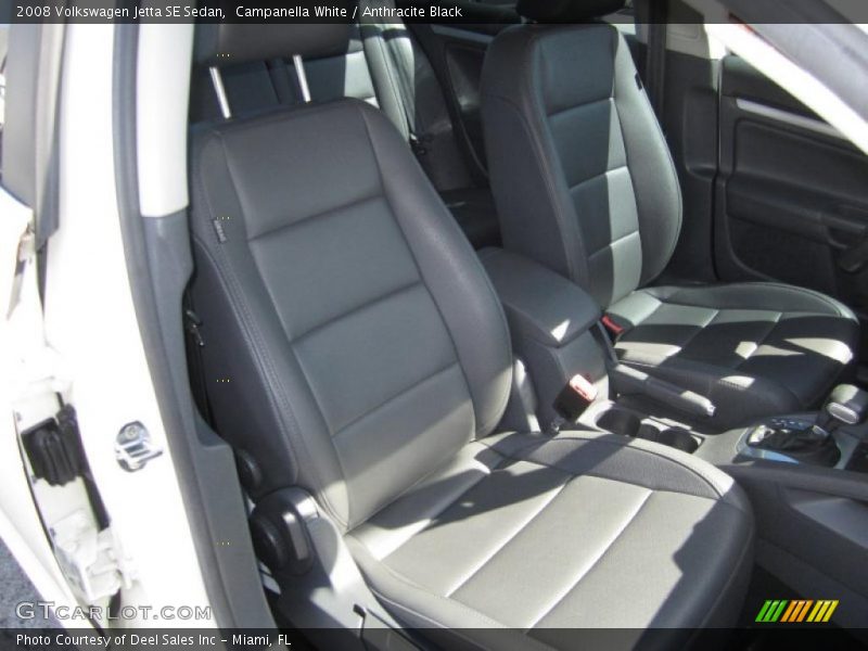 Campanella White / Anthracite Black 2008 Volkswagen Jetta SE Sedan