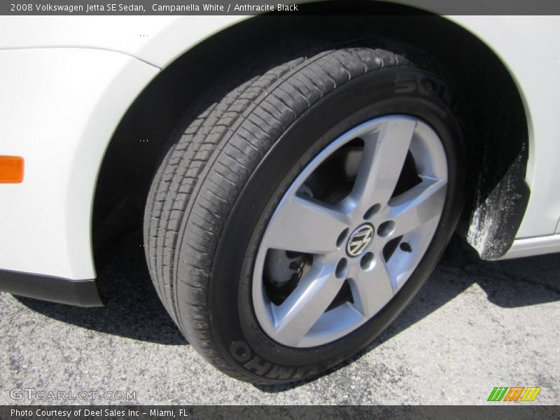 Campanella White / Anthracite Black 2008 Volkswagen Jetta SE Sedan