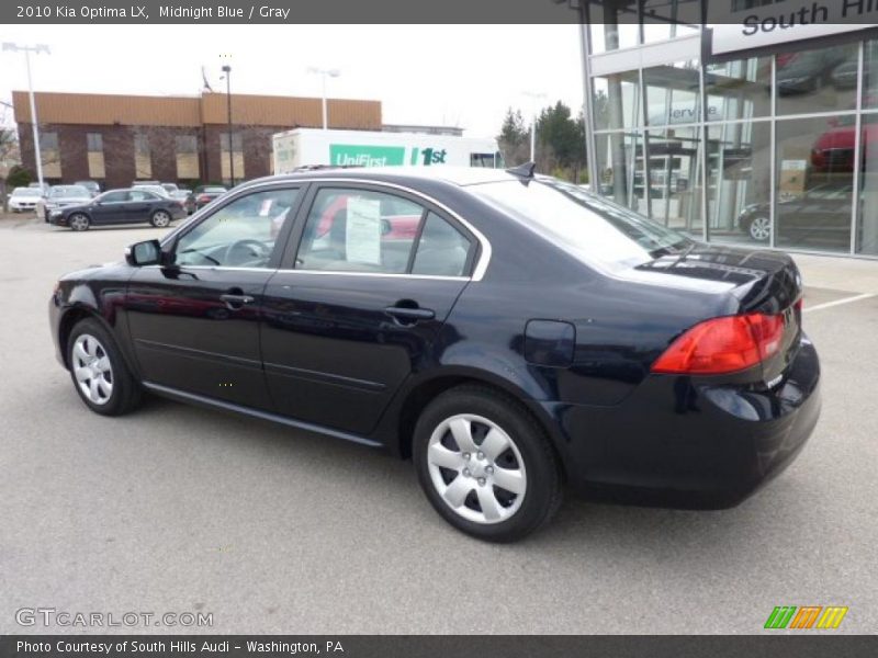 Midnight Blue / Gray 2010 Kia Optima LX