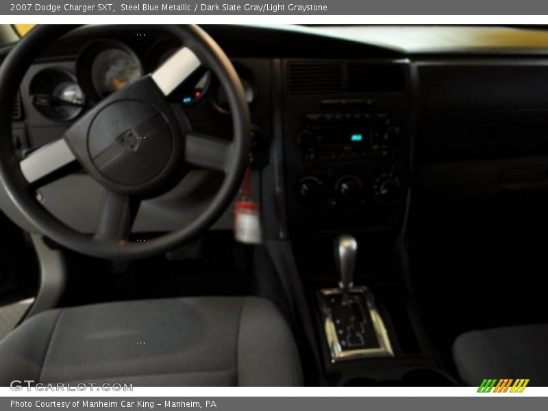 Steel Blue Metallic / Dark Slate Gray/Light Graystone 2007 Dodge Charger SXT