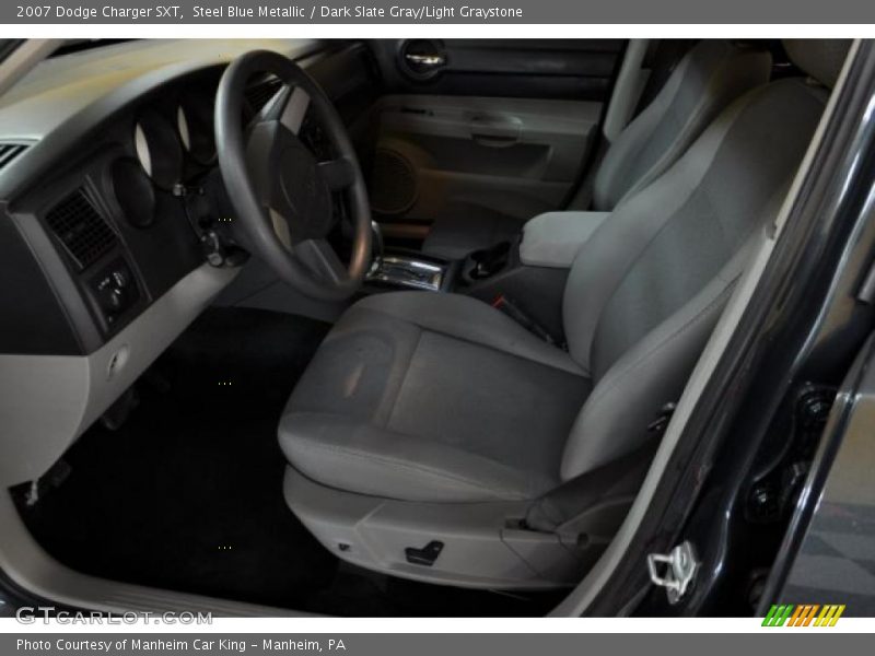 Steel Blue Metallic / Dark Slate Gray/Light Graystone 2007 Dodge Charger SXT