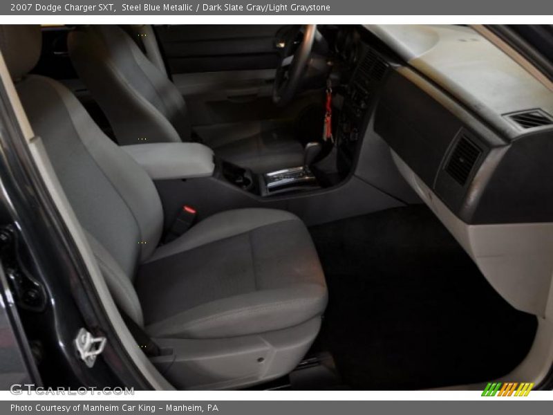 Steel Blue Metallic / Dark Slate Gray/Light Graystone 2007 Dodge Charger SXT