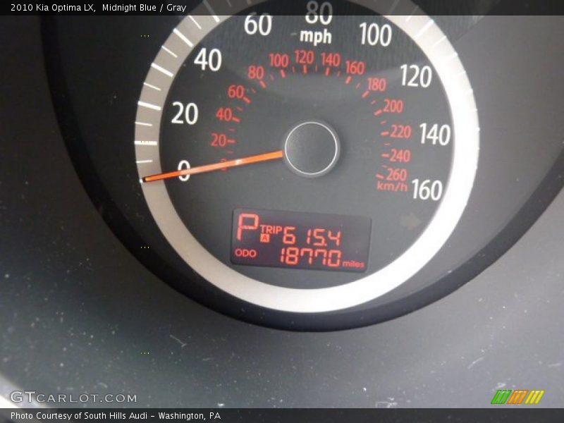 Midnight Blue / Gray 2010 Kia Optima LX