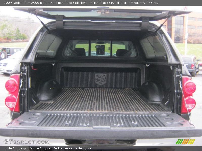 Brilliant Black Crystal Pearl / Medium Slate Gray 2009 Dodge Ram 2500 Big Horn Edition Quad Cab 4x4