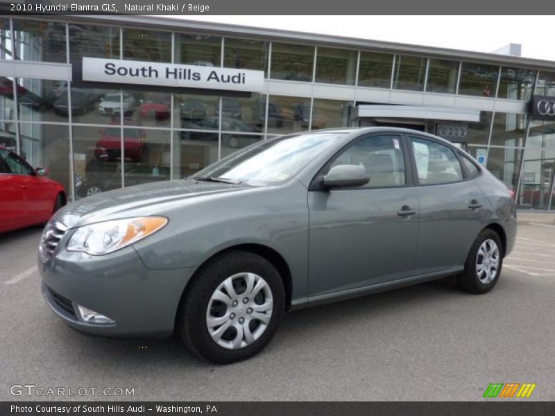 Natural Khaki / Beige 2010 Hyundai Elantra GLS