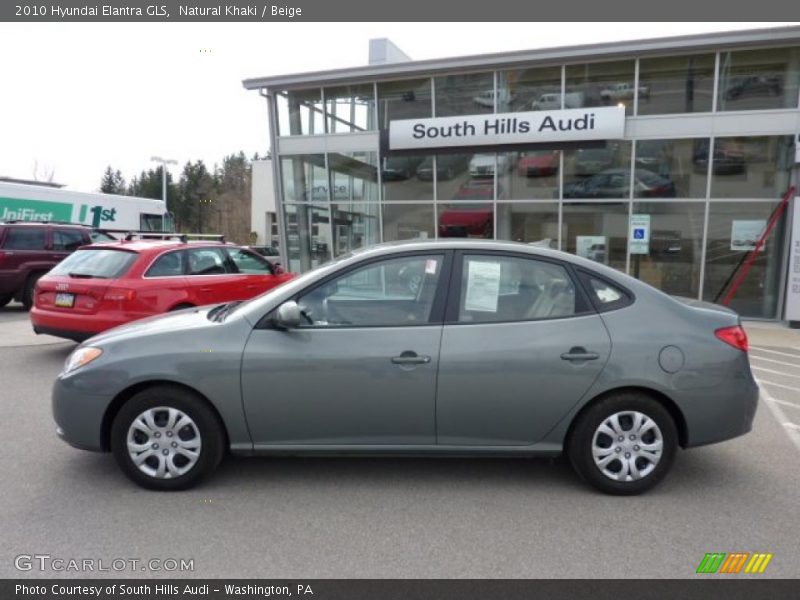 Natural Khaki / Beige 2010 Hyundai Elantra GLS