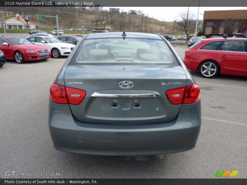 Natural Khaki / Beige 2010 Hyundai Elantra GLS