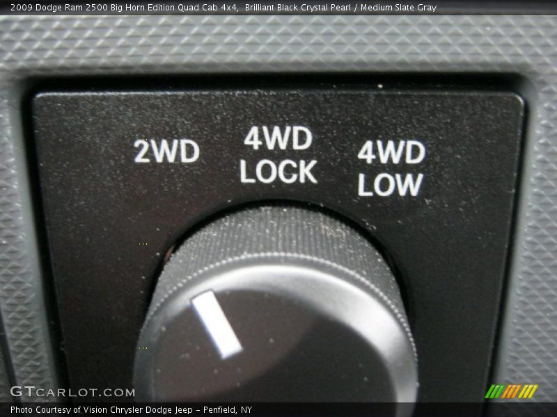 Controls of 2009 Ram 2500 Big Horn Edition Quad Cab 4x4