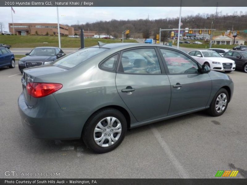 Natural Khaki / Beige 2010 Hyundai Elantra GLS