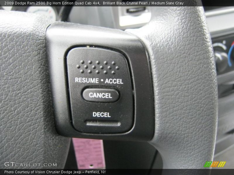 Controls of 2009 Ram 2500 Big Horn Edition Quad Cab 4x4