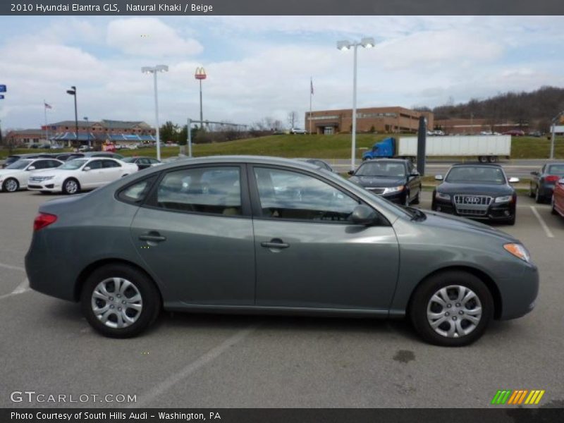 Natural Khaki / Beige 2010 Hyundai Elantra GLS