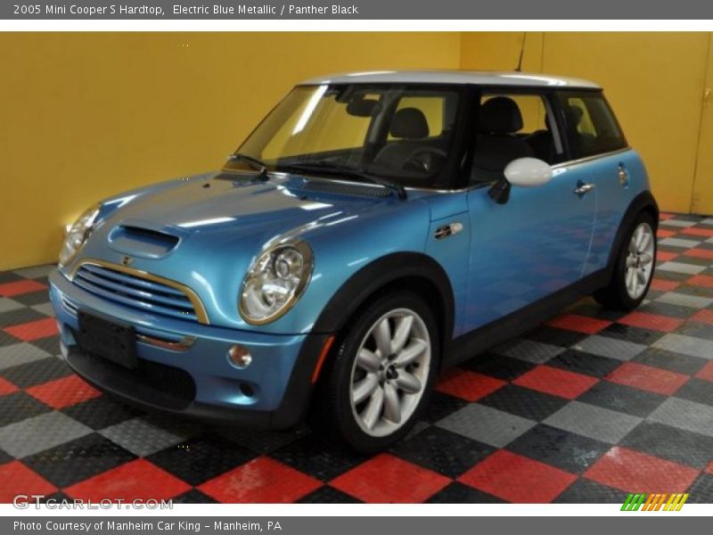 Electric Blue Metallic / Panther Black 2005 Mini Cooper S Hardtop