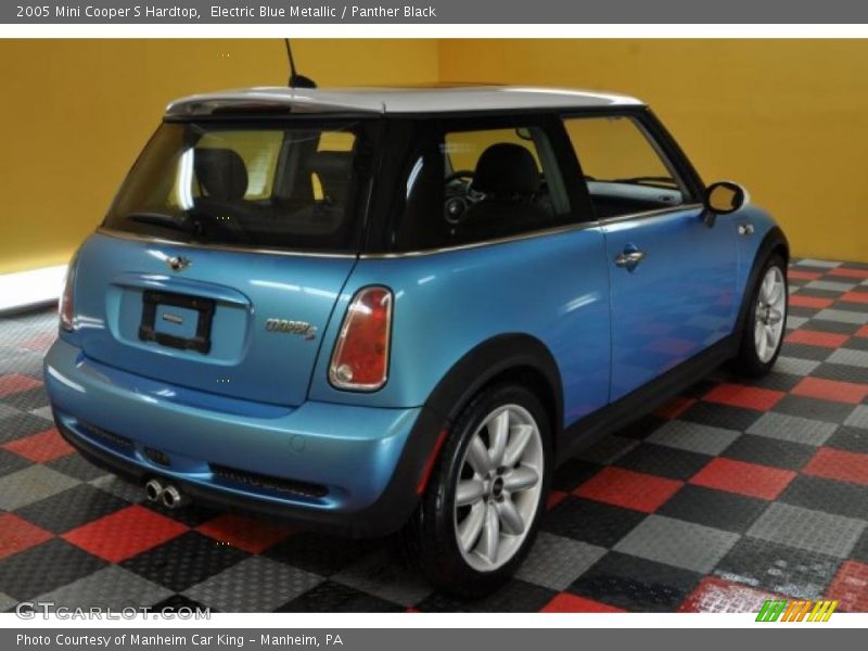 Electric Blue Metallic / Panther Black 2005 Mini Cooper S Hardtop