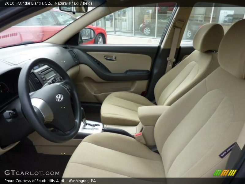 Natural Khaki / Beige 2010 Hyundai Elantra GLS