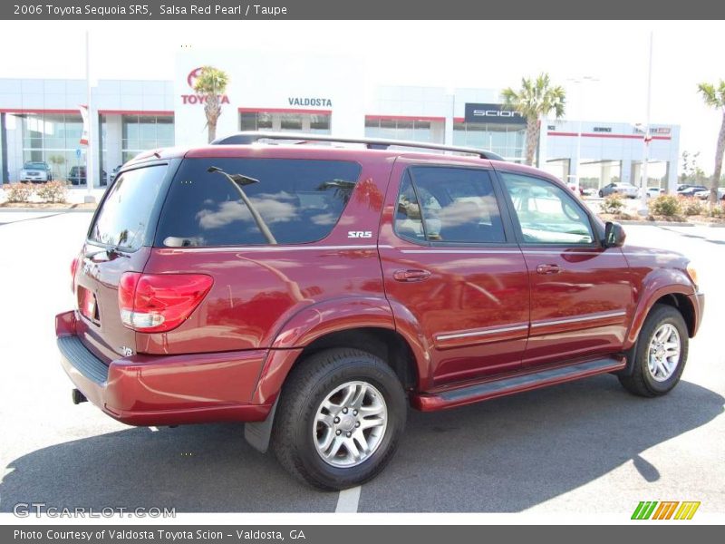 Salsa Red Pearl / Taupe 2006 Toyota Sequoia SR5