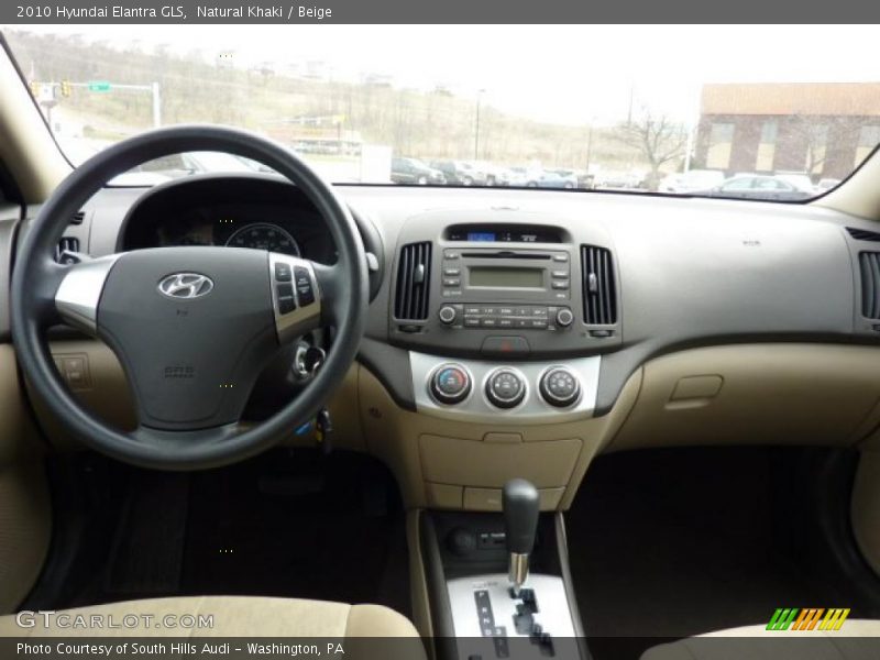 Natural Khaki / Beige 2010 Hyundai Elantra GLS