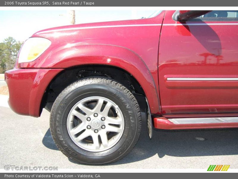Salsa Red Pearl / Taupe 2006 Toyota Sequoia SR5