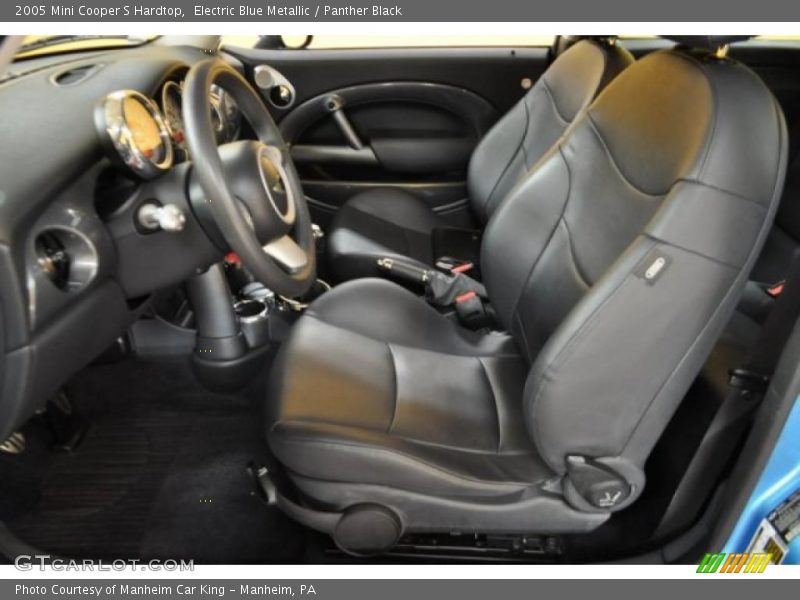 Electric Blue Metallic / Panther Black 2005 Mini Cooper S Hardtop