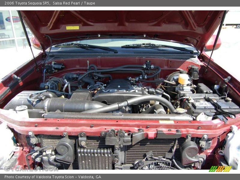Salsa Red Pearl / Taupe 2006 Toyota Sequoia SR5