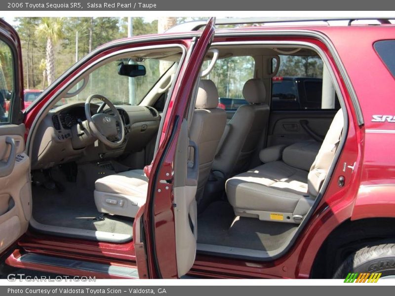 Salsa Red Pearl / Taupe 2006 Toyota Sequoia SR5
