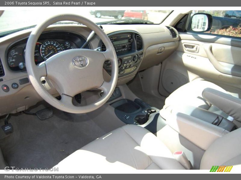Salsa Red Pearl / Taupe 2006 Toyota Sequoia SR5