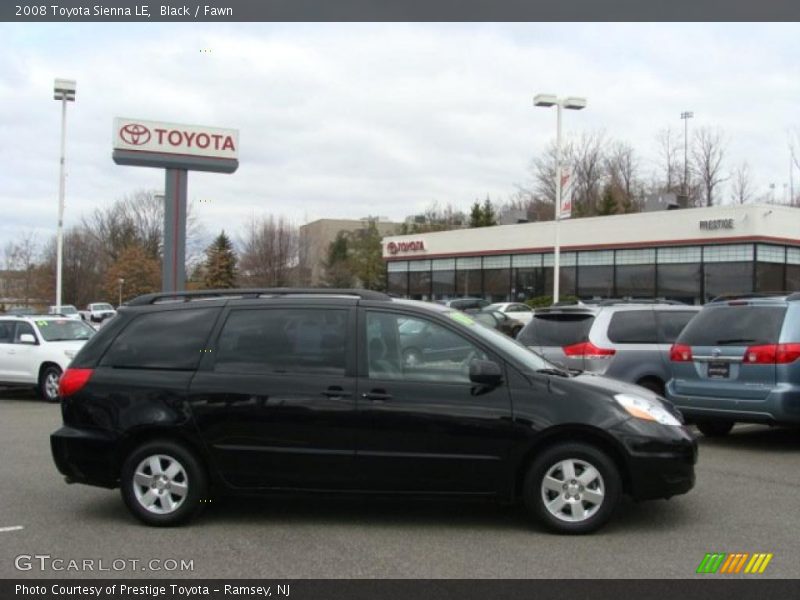 Black / Fawn 2008 Toyota Sienna LE