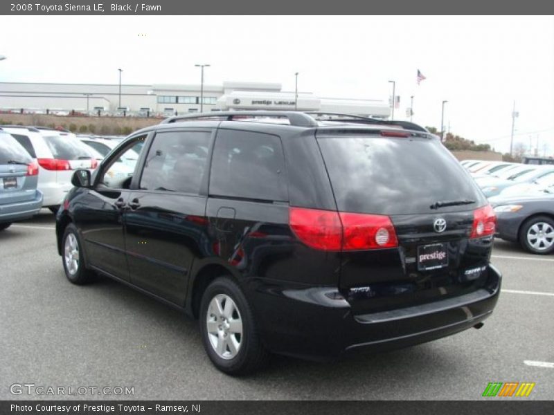 Black / Fawn 2008 Toyota Sienna LE