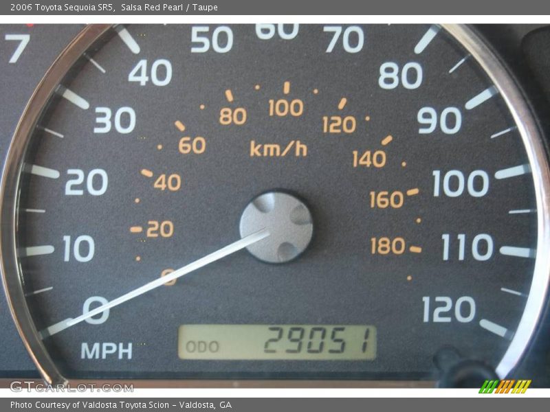 Salsa Red Pearl / Taupe 2006 Toyota Sequoia SR5