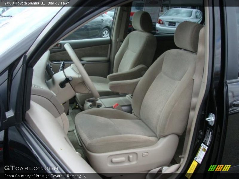 Black / Fawn 2008 Toyota Sienna LE