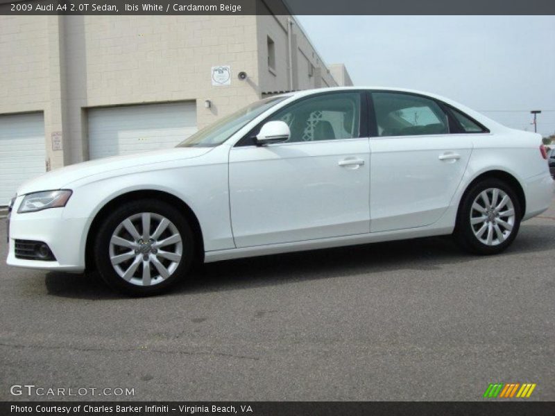 Ibis White / Cardamom Beige 2009 Audi A4 2.0T Sedan