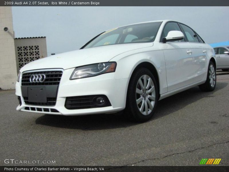 Ibis White / Cardamom Beige 2009 Audi A4 2.0T Sedan