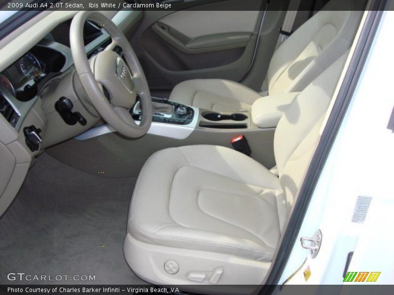  2009 A4 2.0T Sedan Cardamom Beige Interior