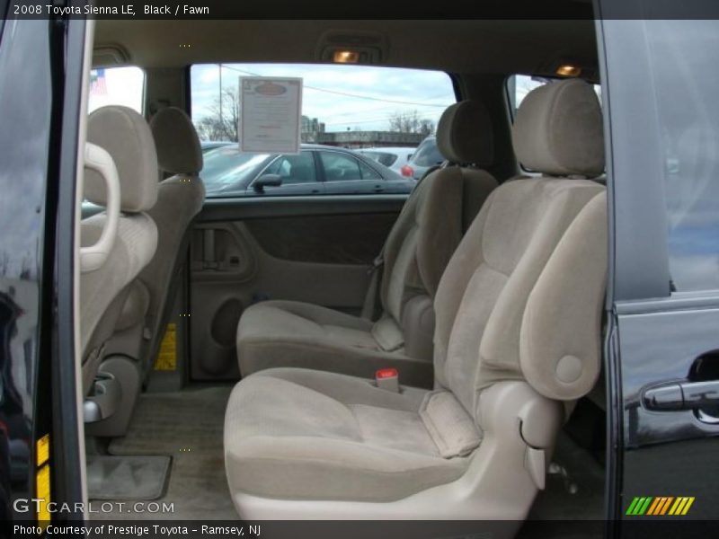Black / Fawn 2008 Toyota Sienna LE