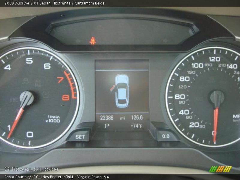 Ibis White / Cardamom Beige 2009 Audi A4 2.0T Sedan