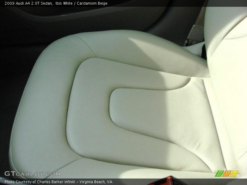 Ibis White / Cardamom Beige 2009 Audi A4 2.0T Sedan