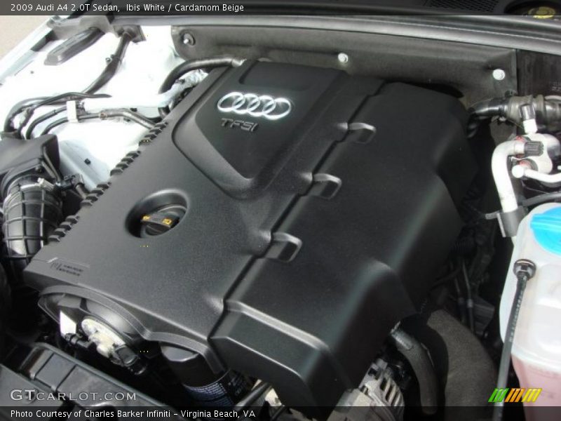 Ibis White / Cardamom Beige 2009 Audi A4 2.0T Sedan