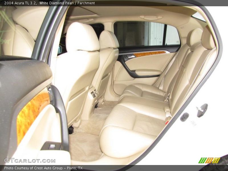 White Diamond Pearl / Parchment 2004 Acura TL 3.2