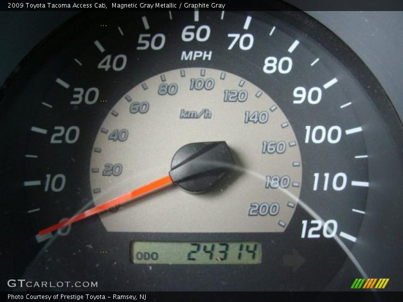 Magnetic Gray Metallic / Graphite Gray 2009 Toyota Tacoma Access Cab