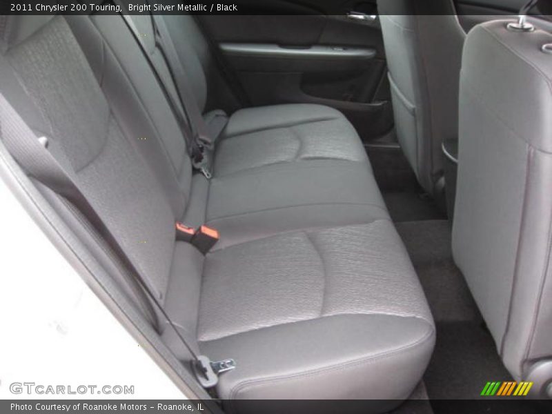 Bright Silver Metallic / Black 2011 Chrysler 200 Touring