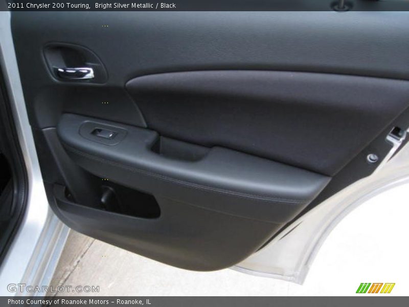 Bright Silver Metallic / Black 2011 Chrysler 200 Touring